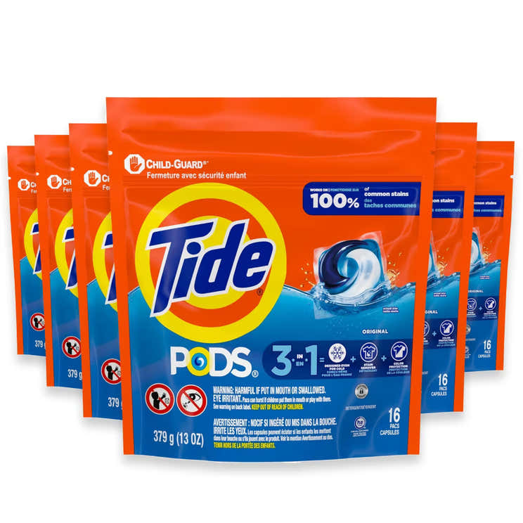 Tide Pods Original Laundry Detergent - 16 ct - 6 Pack | Tide - Pre Order