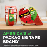 Scotch Tough Grip Moving Packing Tape with Dispenser, 1.88 in - 36 Pack