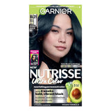 Garnier Nutrisse Ultra Color Permanent Hair Color Kit, #BL21 Ultimate Blue Black - 12 Pack