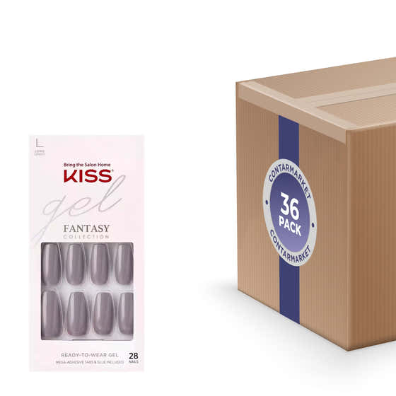 KISS Gel Fantasy Nails Whatever – Press-On Nails – 36 Pack | Kiss - Cosmetics - Wholesale