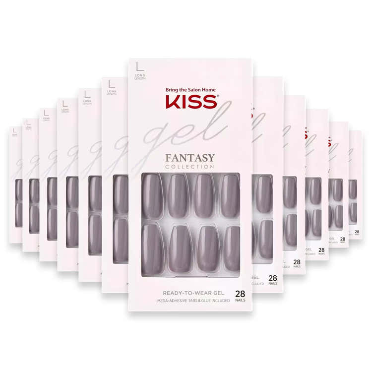 KISS Gel Fantasy Nails Whatever – Press-On Nails – 36 Pack | Kiss - Pre Order