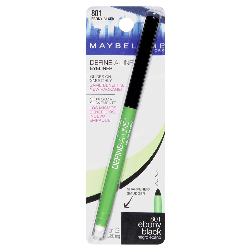Maybelline Def-A-Line Eyeliner #1 Ebony - 72 Pack