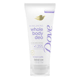 Dove Whole Body Deodorant Coconut Vanilla, 2.5 oz - 12 Pack