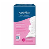 Carefree Ultra Thin Regular Pads with Wings – 28 Pads – 4 Pack