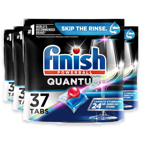 Finish Quantum Dishwasher Pods - 37ct - 4 Pack | Finish - Cleaning Supplies