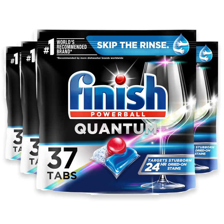 Finish Quantum Dishwasher Pods - 37ct - 4 Pack | Finish - Pre Order