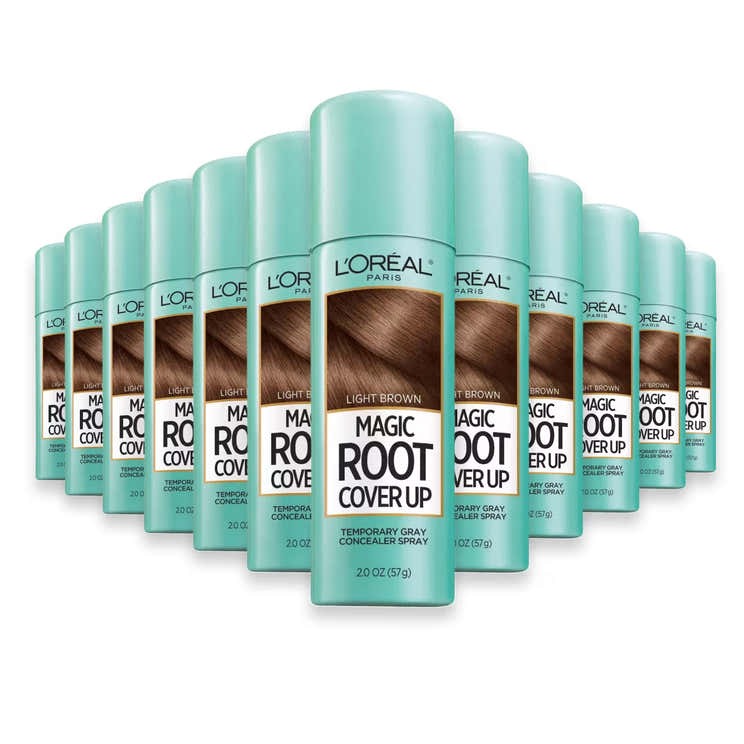 L’Oréal Magic Root Cover Up Spray Light Brown – 2 oz – 12 Pack | L'oreal - Pre Order