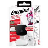 Energizer Connect Smart Wi-Fi 2K Foldable Indoor Camera, White