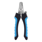 Pet Nail Clipper for Dogs & Cats with Safety Guard, Blue & Black