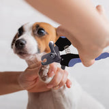 Pet Nail Clipper for Dogs & Cats with Safety Guard, Blue & Black