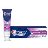 Crest 3D White Radiant Mint Toothpaste, 3.3 oz - 24 Pack