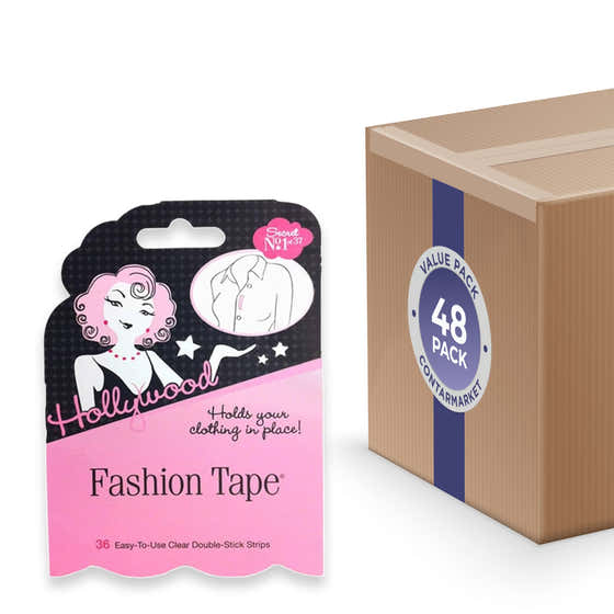 Hollywood Fashion Secrets - Fashion Tape, 18 Strips - 1 Ct Each - 48 Pack | Hollywood Fashion Secrets - Makeup Wholesale