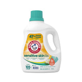 Arm & Hammer Sensitive Skin Plus Liquid Laundry Detergent – 105 fl oz – 4 Pack - 50 cases pallet