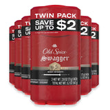 Old Spice Red Zone Swagger Invisible Solid Antiperspirant Deodorant, 2.6 oz - Twin Pack - 6 Pack