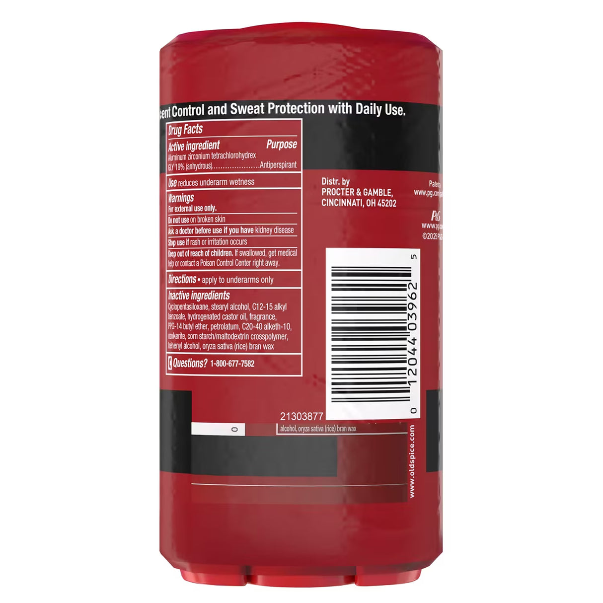 Old Spice Red Zone Swagger Invisible Solid Antiperspirant Deodorant, 2.6 oz - Twin Pack - 6 Pack