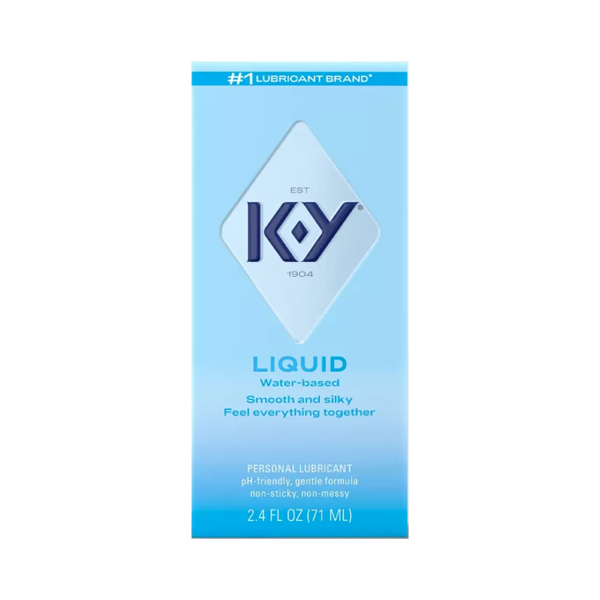 K-Y Liquid Personal Lubricant – 2.4 Fl Oz – 24 Pack