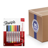 Sharpie Permanent Markers Ultra Fine Point Classic Colors 8 Count - 96 Pack