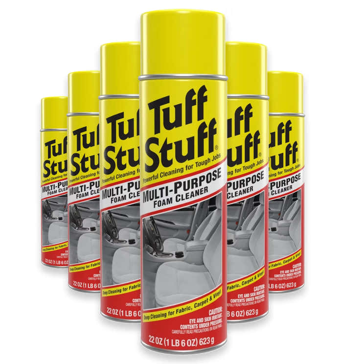 Tuff Stuff Foam Cleaner Aerosol, 22oz - 6 Pack | Tuff Stuff - Pre Order