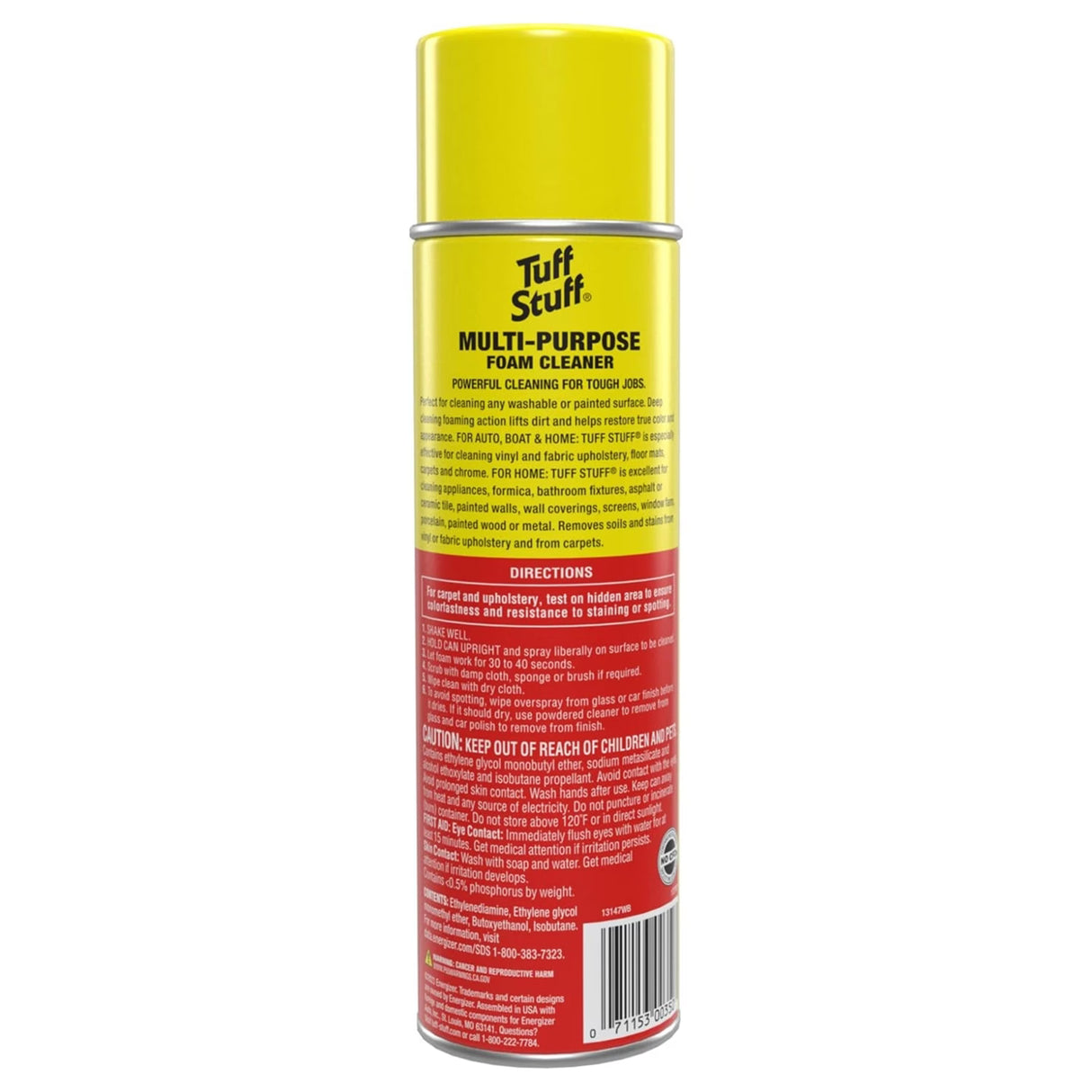 Tuff Stuff Foam Cleaner Aerosol, 22oz - 6 Pack – Contarmarket
