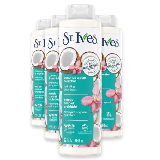 St. Ives Coconut Water &amp; Orchid Body Wash - 22oz - 4 Pack | St Ives - Personal Care