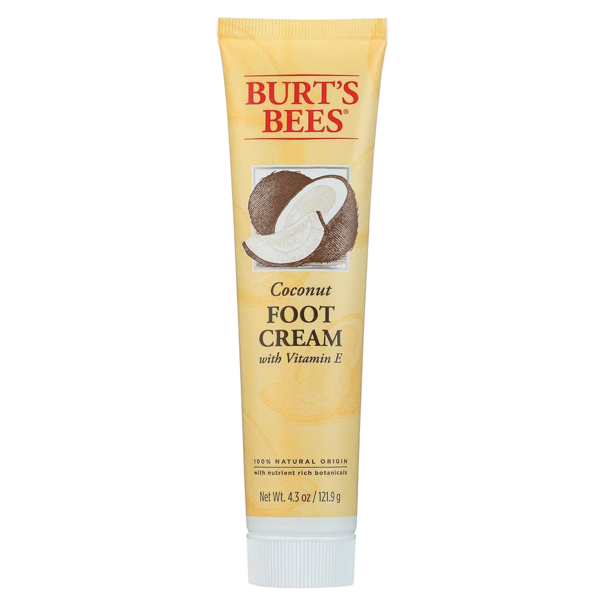 Burt's Bees Coconut Foot Cream for Dry Feet - 4.3 oz - 18 Pack
