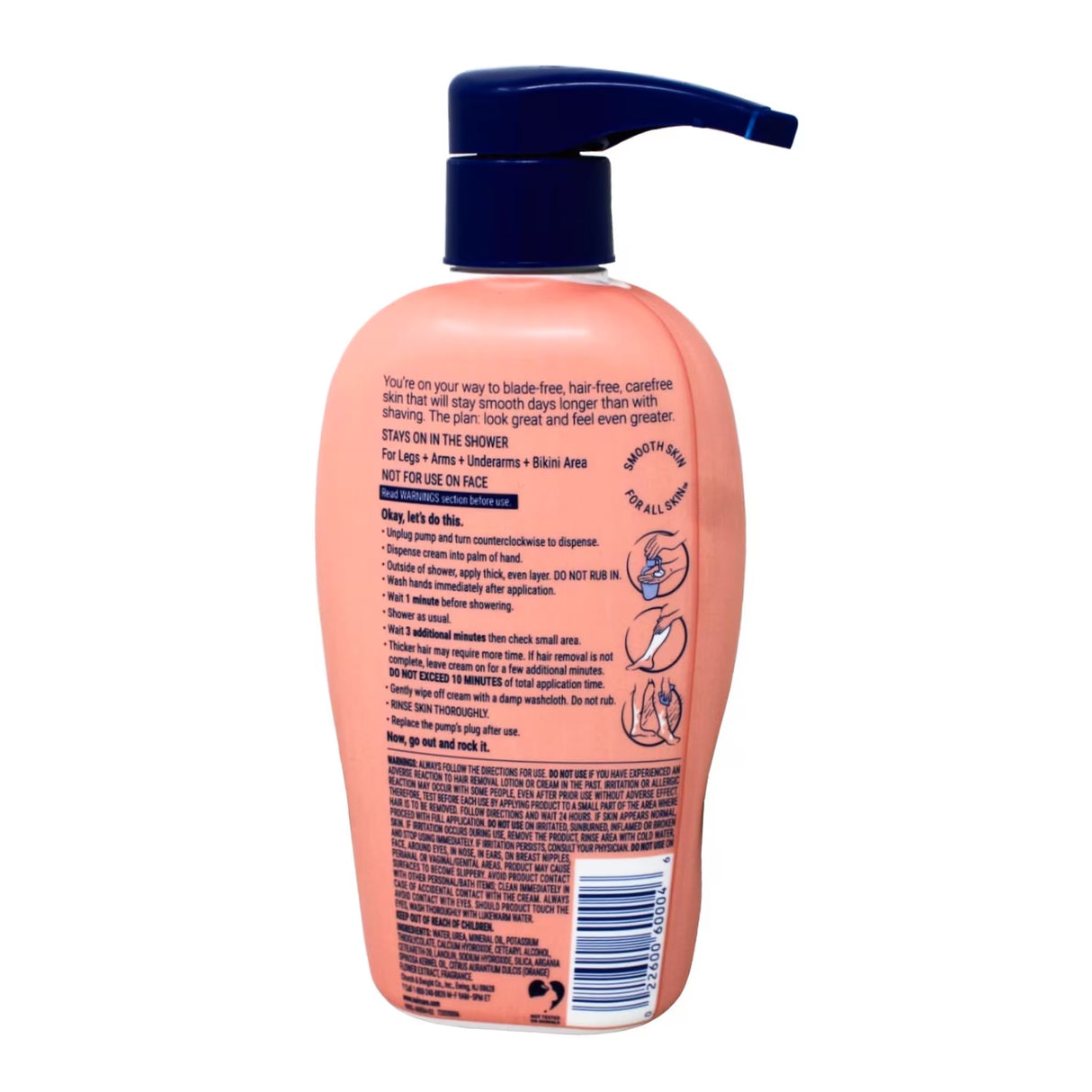 Nair Hair Remover Shower Power Max Argan Oil 13 oz - 12 Pack