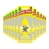 Little Trees Solid Air Freshener, Vanillaroma – 8 Ct – 96 Pack
