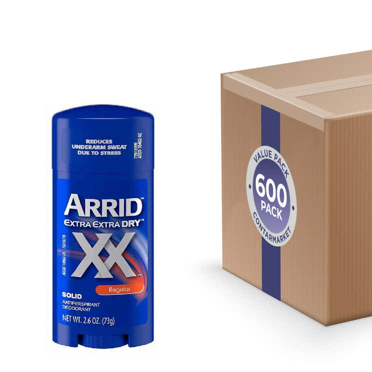 Arrid Extra Dry Wide Regular Solid Antiperspirant &amp; Deodorant Stick  2.6 oz - 600 Pack | Arrid - Volume Discount
