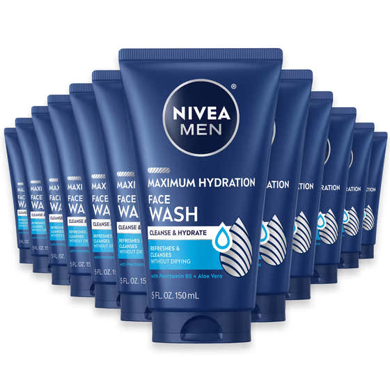 NIVEA MEN Maximum Hydration Face Wash, 5 oz - 12 Pack | Nivea - Nivea