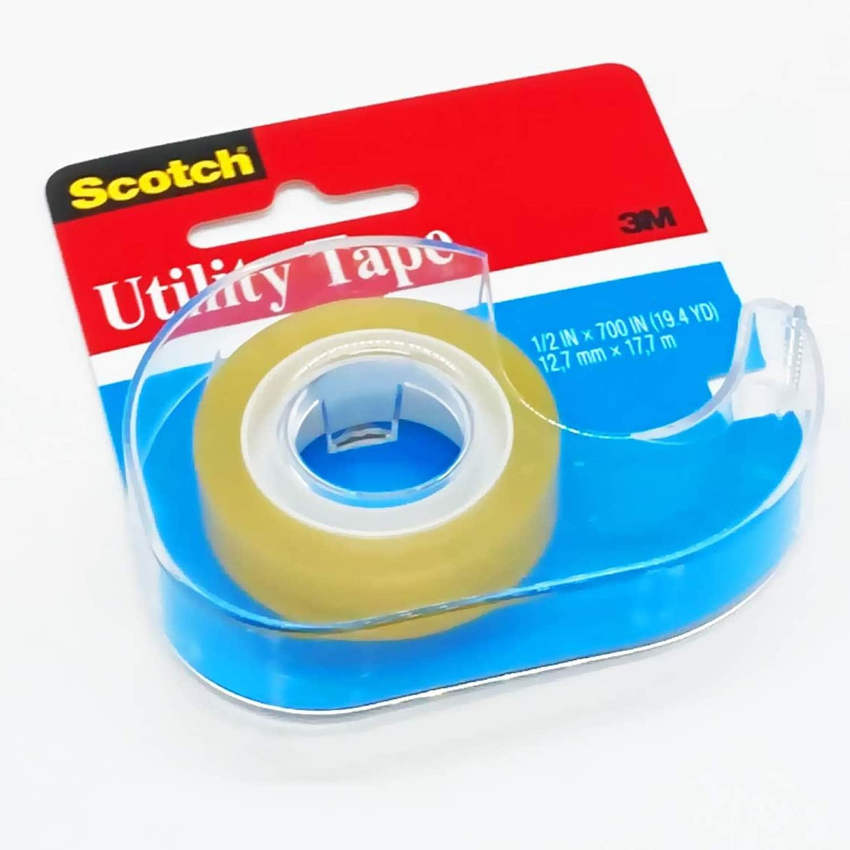 Scotch 3M Utility Tape, 1/2 in x 700 in with Dispenser – 8 Pack