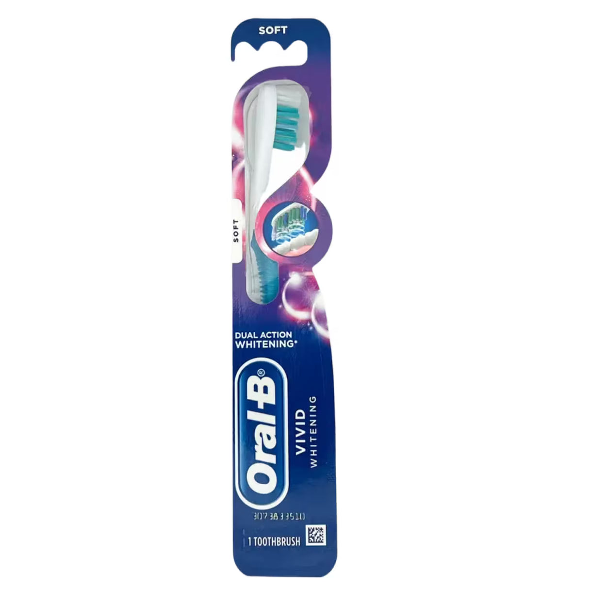 Oral-B Vivid White Manual Toothbrush Soft Bristles – 1 Count – 72 Pack