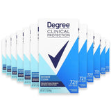 Degree Women Clinical Protection Antiperspirant Deodorant Soft Solid 1.7 oz - Shower Clean - 24 Pack