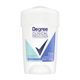 Degree Women Clinical Protection Antiperspirant Deodorant Soft Solid 1.7 oz - Shower Clean - 24 Pack
