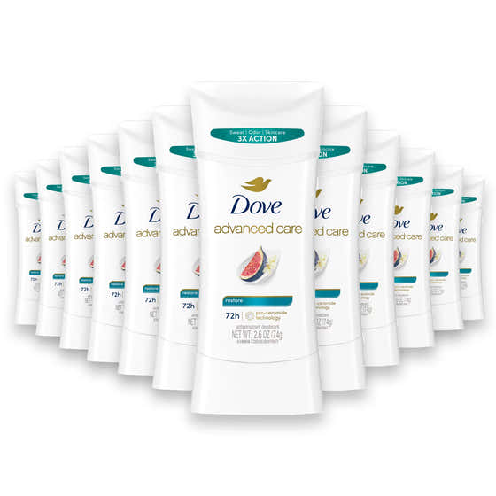 Dove Advanced Care Deodorant Stick Restore, 2.6 oz – 12 Pack | Dove - Wholesale