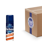 Barbasol Shave Cream Sensitive Skin – 2 oz – 240 Volume Pack