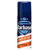 Barbasol Shave Cream Sensitive Skin – 2 oz – 240 Volume Pack