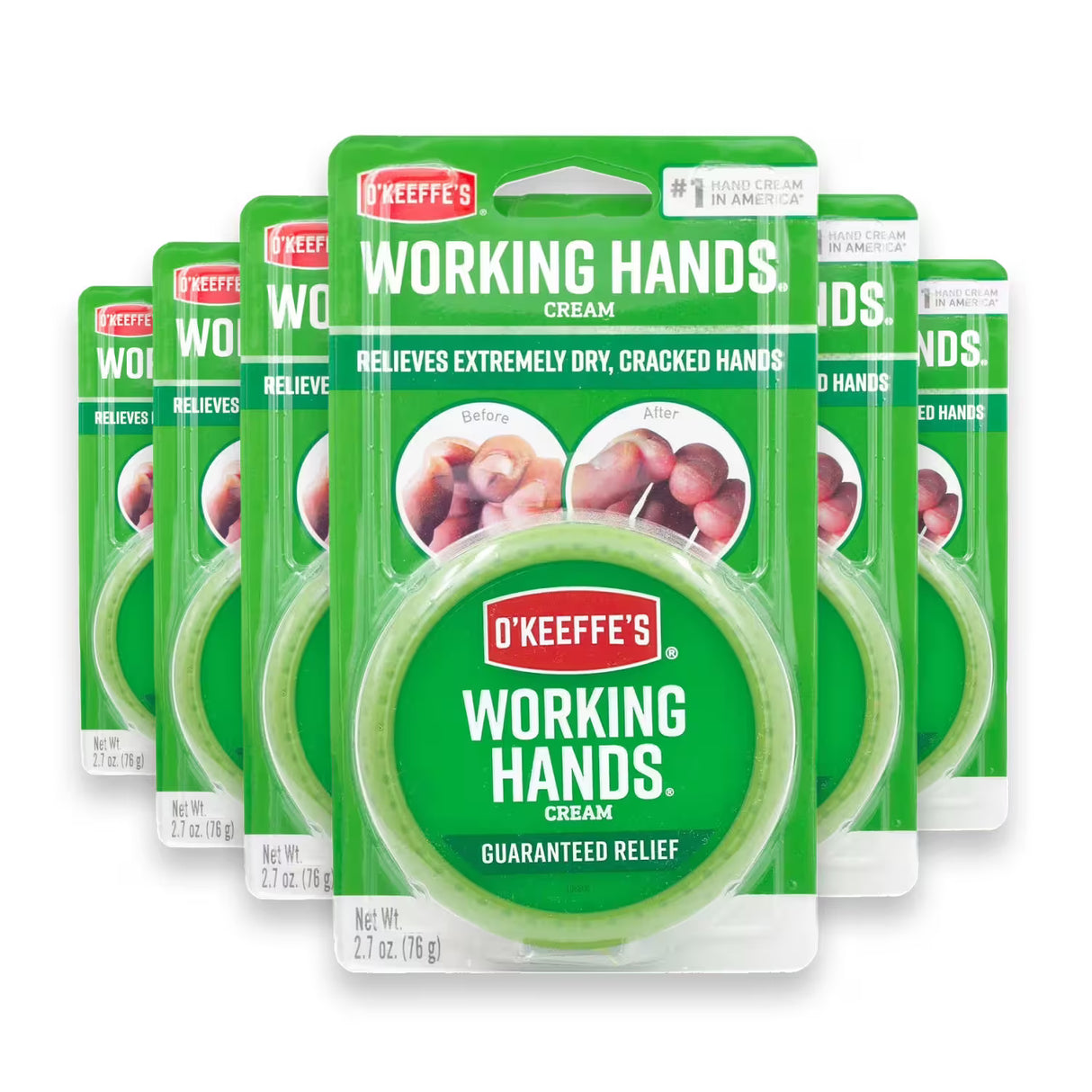O'Keeffe's - Working Hands Moisturizing Hand Cream - 2.7 Oz - 6 Pack