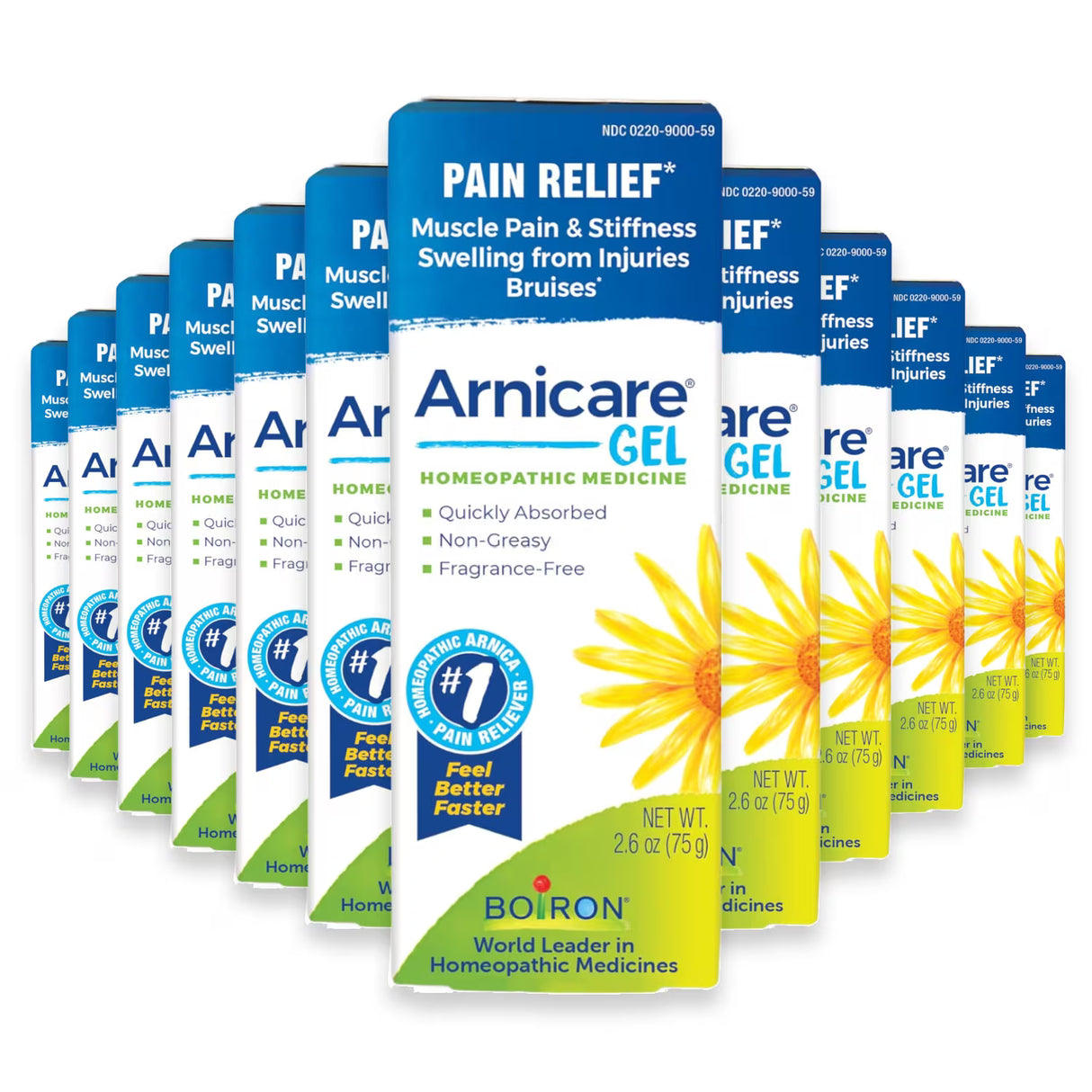 Arnicare Natural Pain Relief Gel – 2.6 oz – 48 Pack