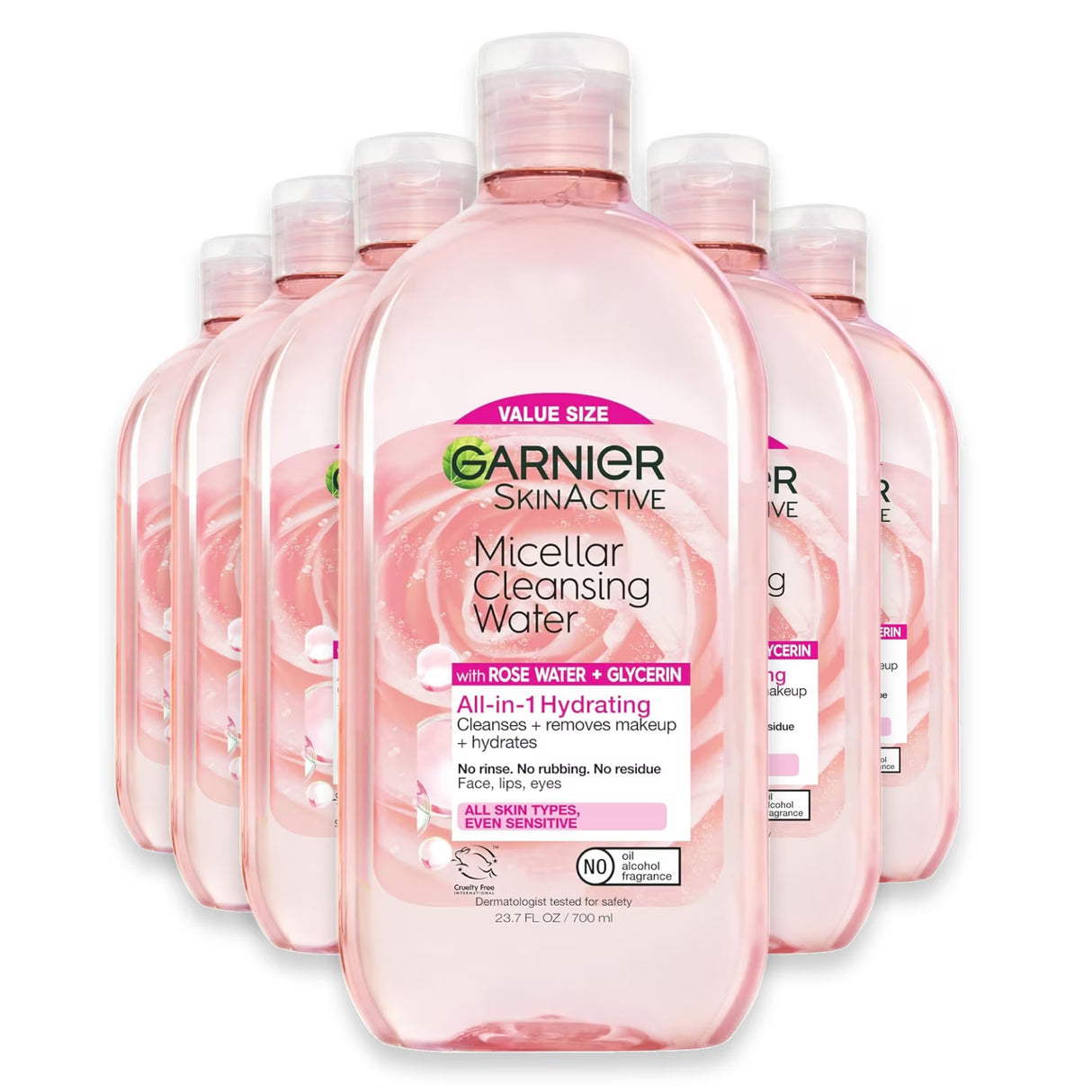 Garnier SkinActive Micellar Rose Water - 23.7 oz - 6 Pack