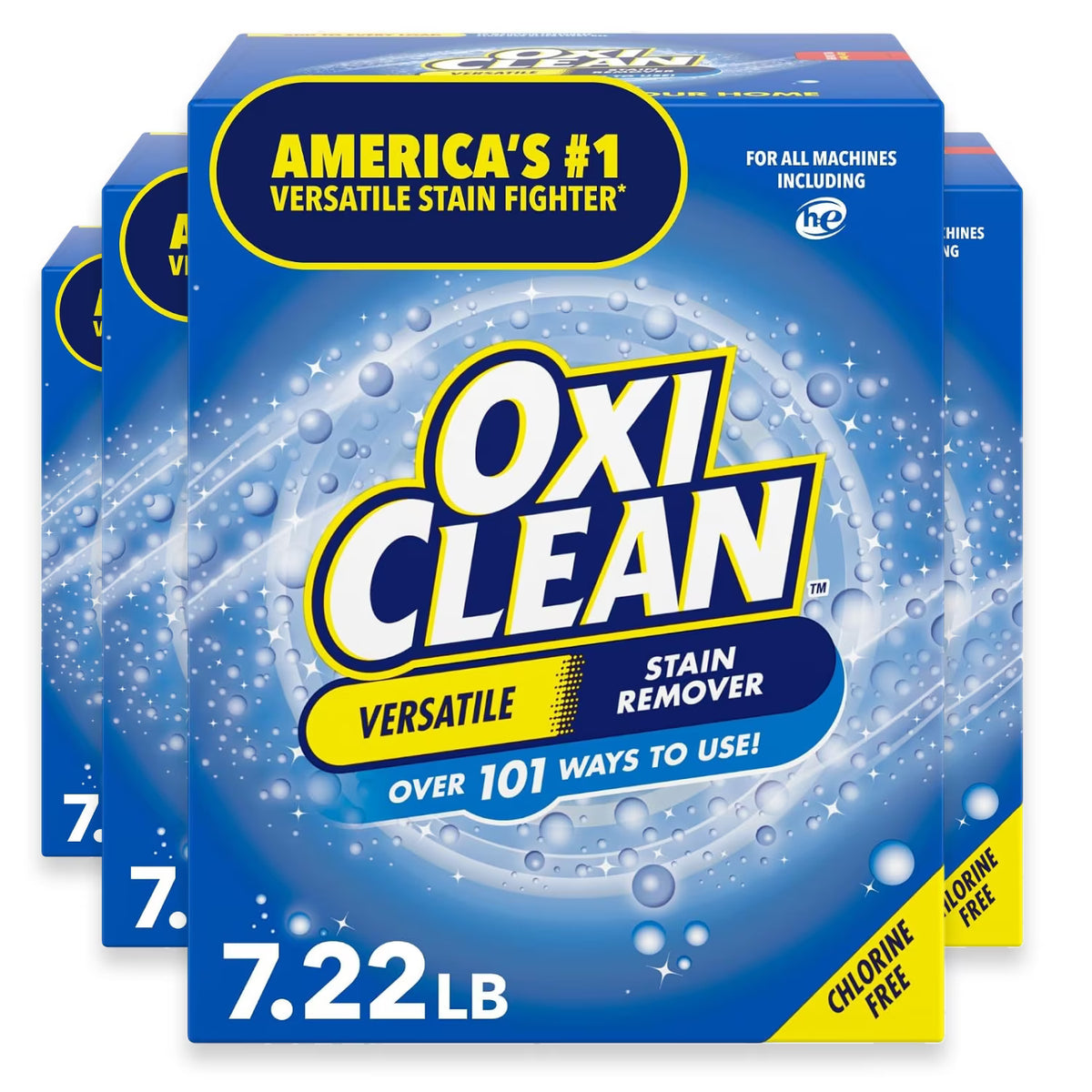 OxiClean Versatile Stain Remover Powder - 7.22 lb - 4 Pack