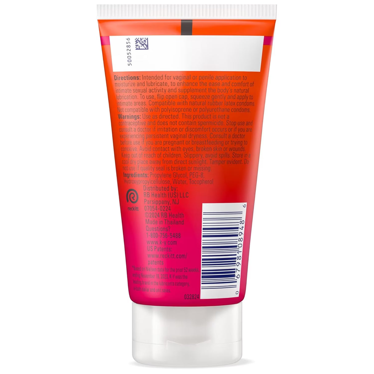 K-Y Warming Jelly Personal Lubricant 5 oz - 24 Pack