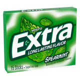 Wrigley's Extra Spearmint Chewing Gum – 15 Pieces – 120 Pack
