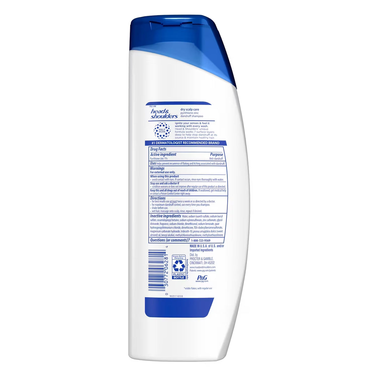 Head & Shoulders Dry Scalp Care Anti-Dandruff Shampoo - 12.5 oz - 6 Pack