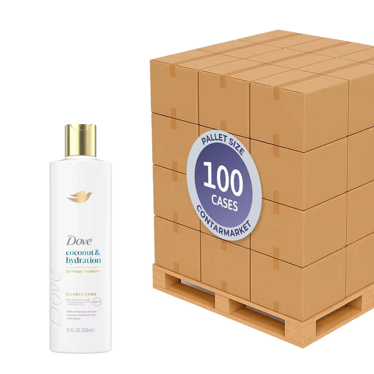 Dove Coconut &amp; Hydration Conditioner – 12 fl oz – 6 Pack - 100 cases pallet | Dove - Pallets