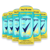 Degree - Women, Antiperspirant Deodorant, Fresh, Twin Pack - 5.2 Oz - 6 Pack