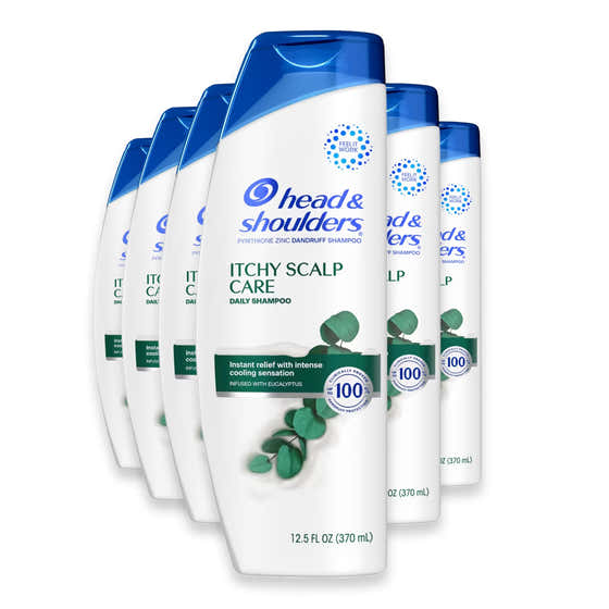 Head &amp; Shoulders Itchy Scalp Care Dandruff Shampoo with Eucalyptus Mint Scent - 12.5 oz - 6 Pack | Head &amp; Shoulder...
