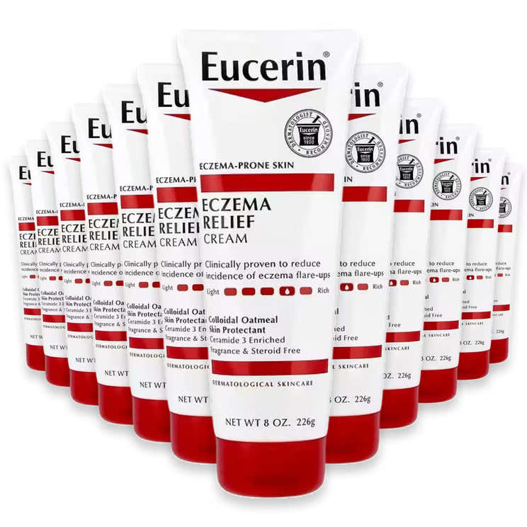 Eucerin Eczema Relief Body Cream 8 oz (226 g) - 12 Pack | Eucerin - Pre Order