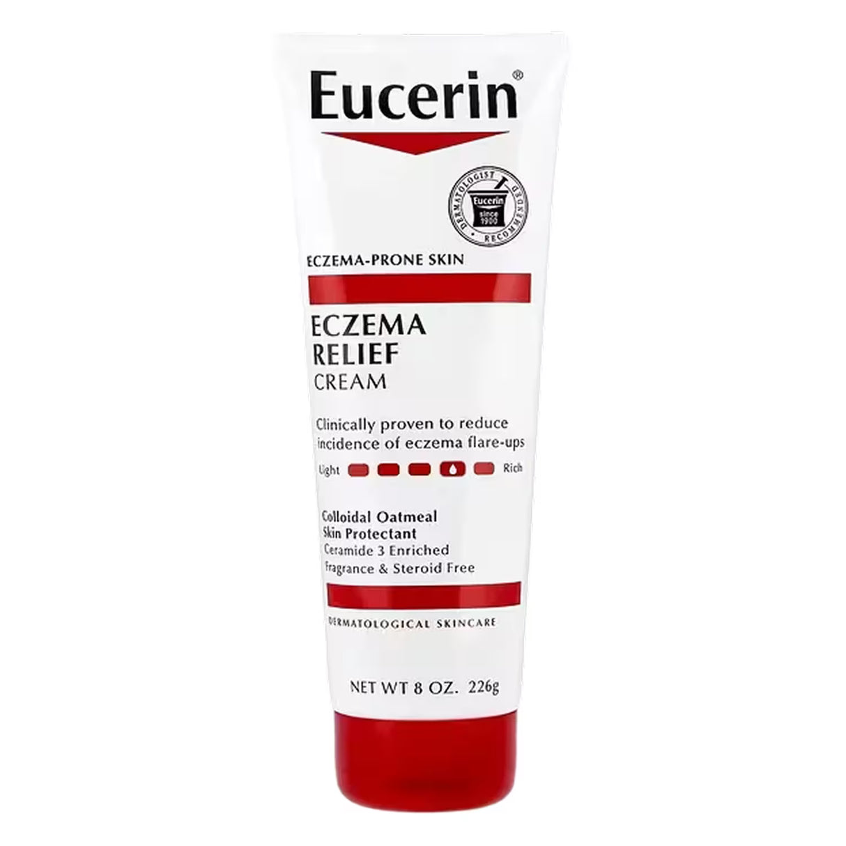 Eucerin Eczema Relief Body Cream 8 oz (226 g) - 12 Pack