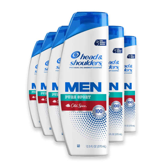 Head &amp; Shoulders Old Spice Pure Sport Dandruff Shampoo - 12.5 oz - 6 Pack | Head &amp; Shoulders - Head &amp; Shoulders
