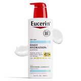 Eucerin Daily Hydration Moisturizer Lotion – 16.9 oz – 12 Pack